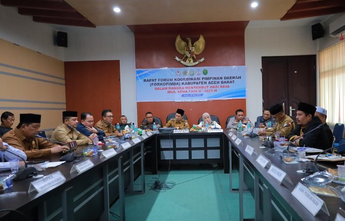 Pemkab Aceh Barat Gelar Rakor Jelang Idul Adha: Fokus Harga Pangan, Kesehatan Hewan Qurban, dan Stabilitas Keamanan